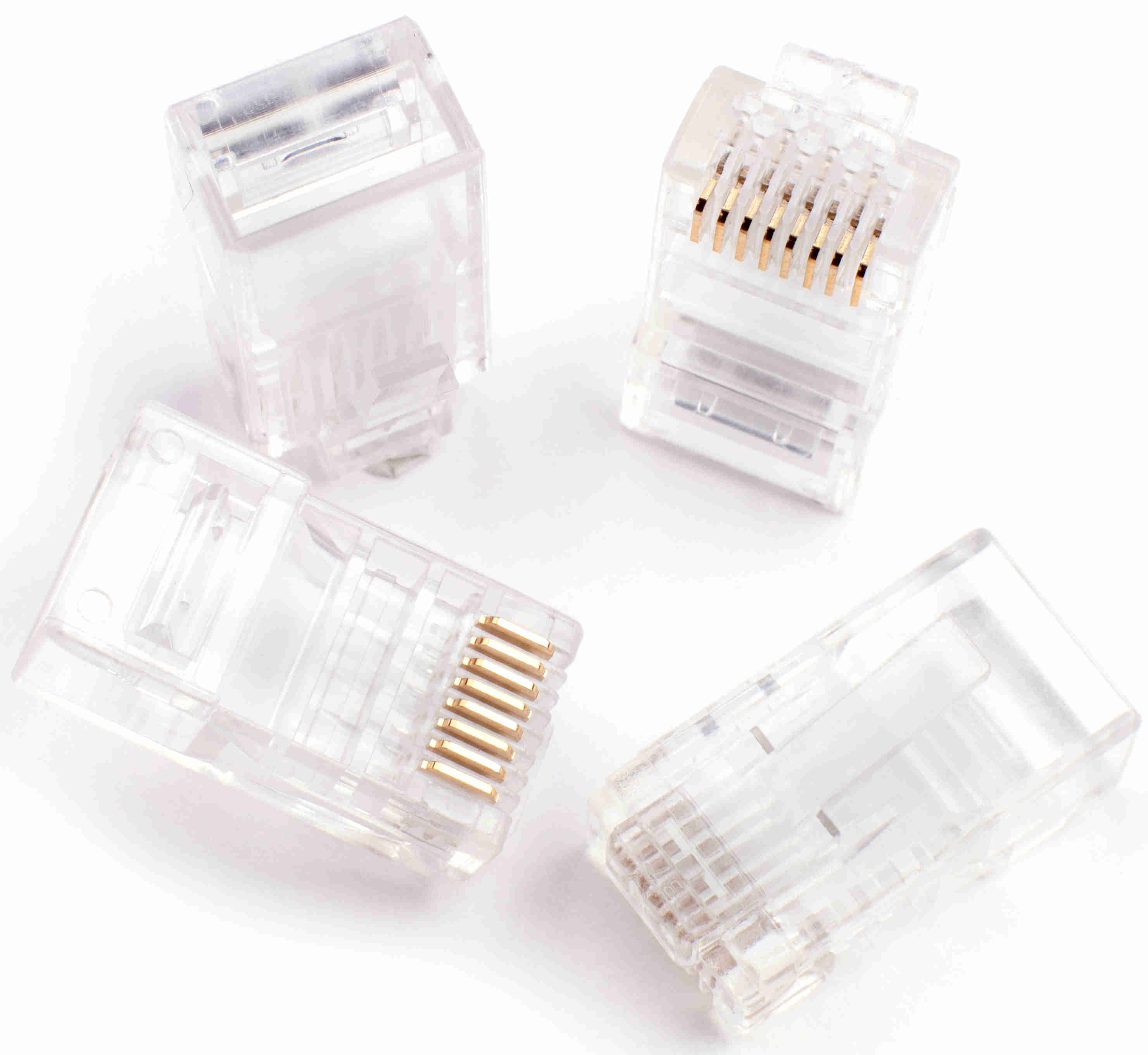 Conector 8V Rj45 Utp Macho Cat 6