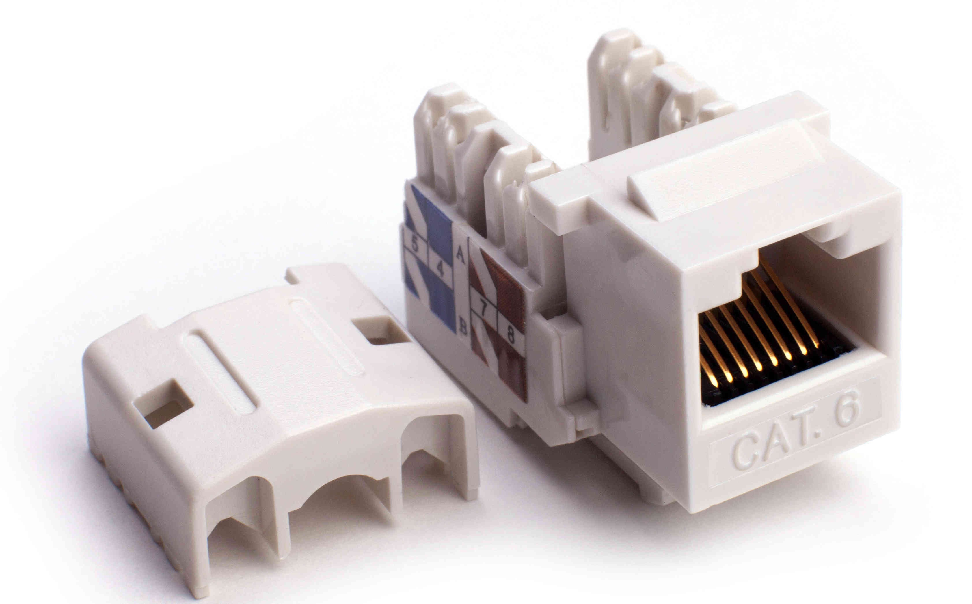Conector 8V Rj45 Utp Hembra Cat 6