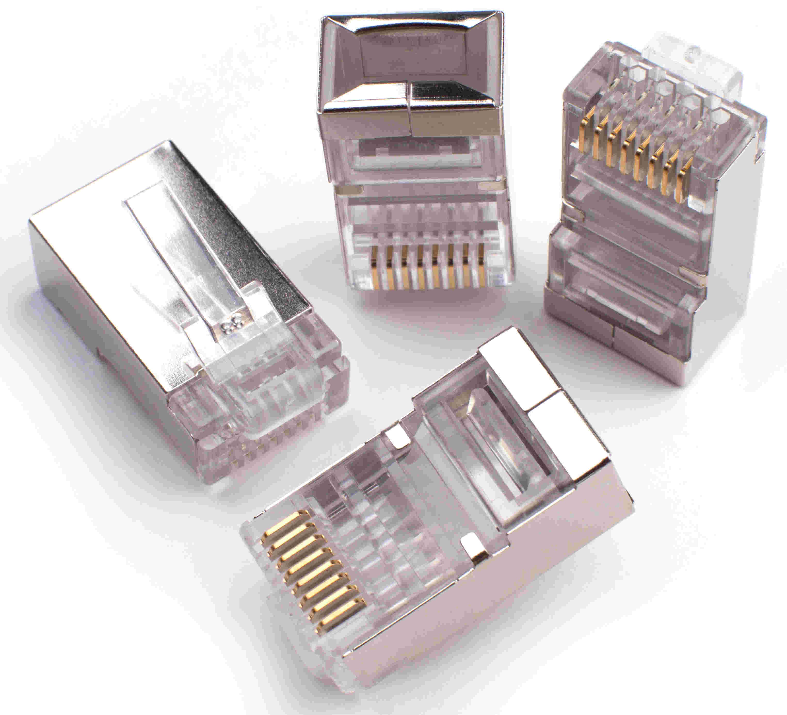 Conector 8V Rj45 Ftp Macho Cat 6