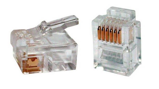 Conector 6V Rj12 6P6C