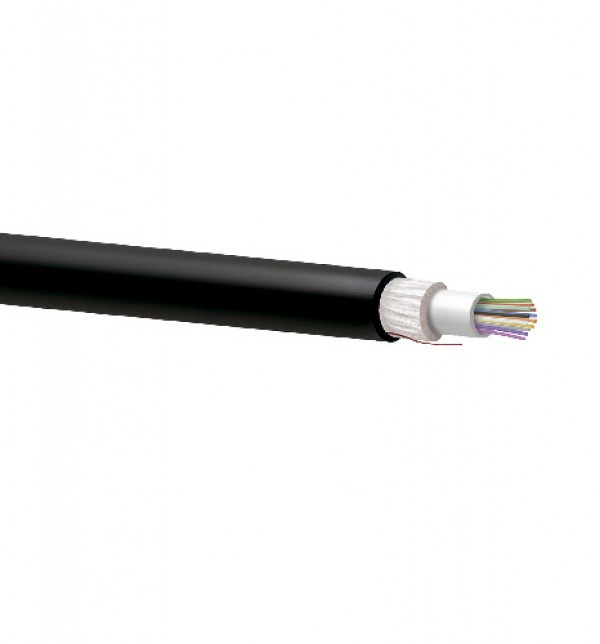 Fibra Optica 12 Hilos Holgada Om4 Monotubo Fv Cpr Eca Lszh Fr Negra