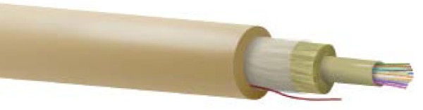 Fibra óptica 8 hilos monomodo 250u G657A2 riser monotubo CPR Eca LSZH