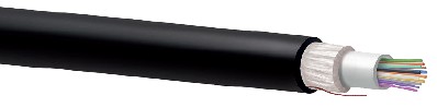 Fibra óptica 8 hilos monomodo G652D holgada monotubo FV CPR Eca LSZH-FR negra