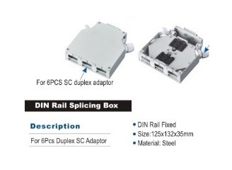 Caja Metalica Para Carril Din Para 6 Tomas Sc Duplex